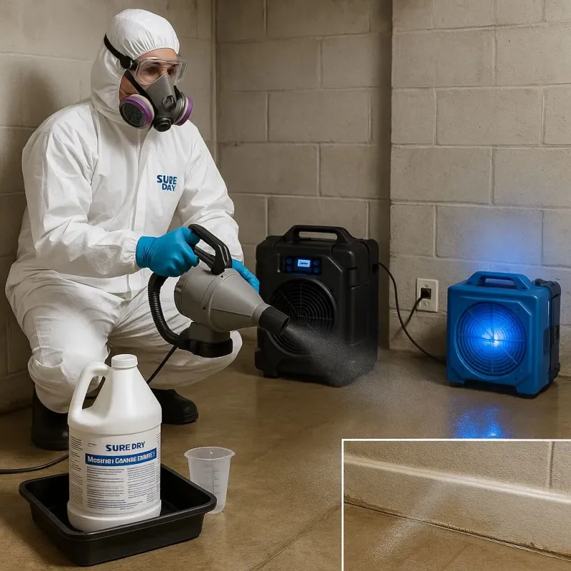 Sanitization and Odor Removal process in Garland, UT